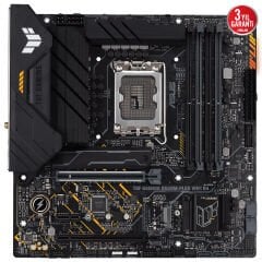 ASUS TUF GAMING B660M-PLUS WIFI D4 5333MHz(OC) DDR4 Soket 1700 M.2 HDMI DP mATX Anakart