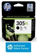 Hp 305XL-3YM62AE Siyah Orjinal Kartuş Yüksek Kapasiteli