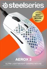 SteelSeries Aerox 3 2022 Snow RGB Kablolu Gaming Mouse