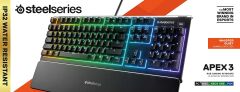 Steelseries Apex 3 Türkçe RGB Gaming Klavye