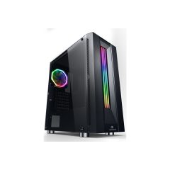 GameBooster GB-G3601B RGB Tempered Glass USB 3.0 Mid Tower Kasa