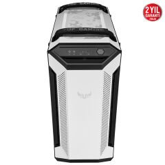 ASUS TUF GAMING GT501 White Edition RGB Tempered Glass USB 3.1 Mid Tower Kasa