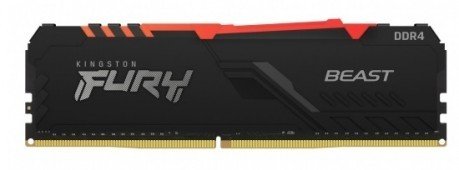 Kingston 8GB FURY Beast RGB 3200 MHz CL16 DDR4 Single Kit Ram