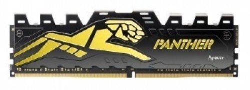 Apacer Panther Black-Gold 16GB (1x16GB) 3200Mhz CL16 DDR4 Gaming Ram AH4U16G32C08Y7GAA-1