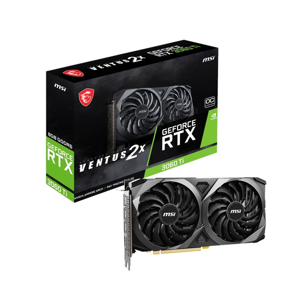 MSI Geforce RTX 3060 Ti VENTUS 2X 8G OCV1 LHR 8GB GDDR6 256 Bit Ekran Kartı