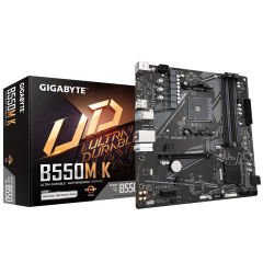 GIGABYTE B550M K 4733MHz(OC) DDR4 Soket AM4 M.2 HDMI DP mATX Anakart