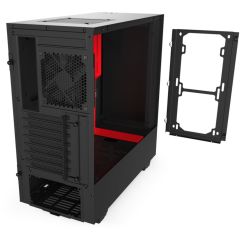 NZXT H510 Tempered Glass USB 3.1 Kırmızı/Siyah Mid Tower Kasa