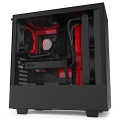 NZXT H510 Tempered Glass USB 3.1 Kırmızı/Siyah Mid Tower Kasa