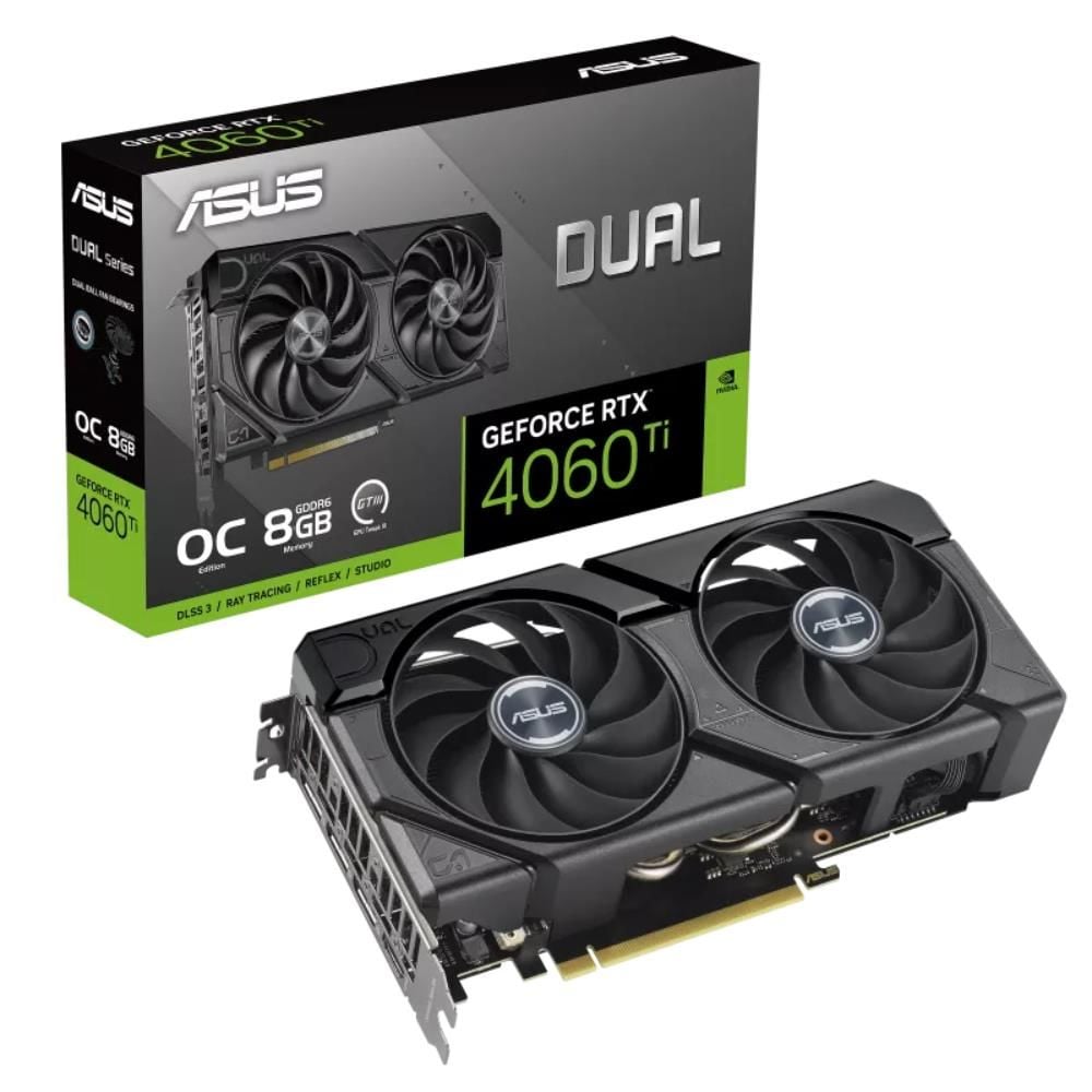 ASUS GeForce RTX 4060 Ti DUAL OC Evo Edition 8GB GDDR6 DLSS 3 128Bit Ekran Kartı