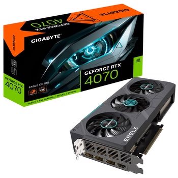 GIGABYTE GeForce RTX 4070 EAGLE OC 12GB GDDR6X DLSS 3 192 Bit Ekran Kartı