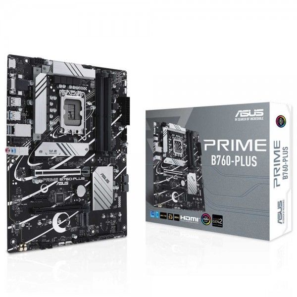ASUS PRIME B760-PLUS 7200MHz(OC) DDR5 Soket 1700 M.2 HDMI DP VGA ATX Anakart