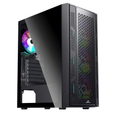 GameBooster GB-F3107B 80+ Bronze 650W Mesh RGB ATX Siyah Kasa