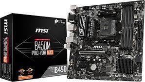 MSI B450M PRO-VDH MAX 3866MHz(OC) DDR4 Soket AM4 M.2 HDMI DVI VGA mATX Anakart