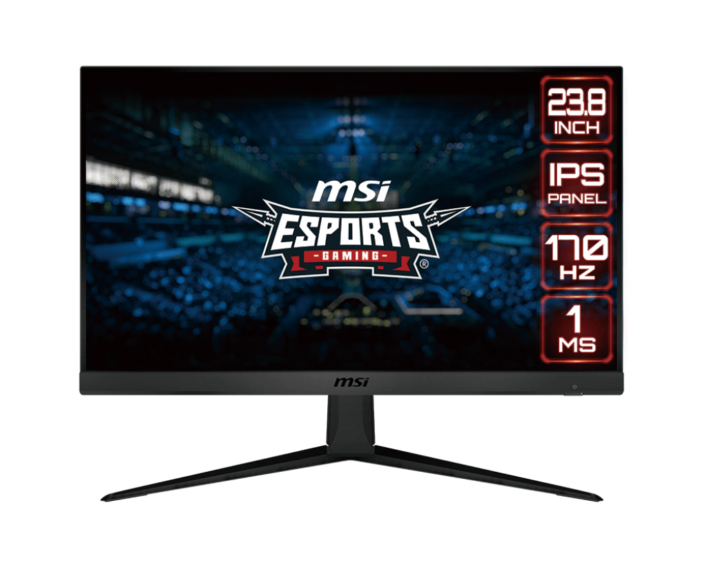 MSI 23.8'' G2412 170Hz 1ms HDMI DP FreeSync Premium FHD IPS Gaming Monitör