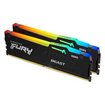 Kingston 16GB(2X8GB) FURY Beast RGB 5200Mhz CL40 DDR5 Dual Kit Ram