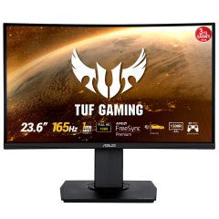 ASUS 23.6'' VA TUF GAMING VG24VQR 1MS 165Hz HDMI-DP Pivot Kavisli Gaming Monitör