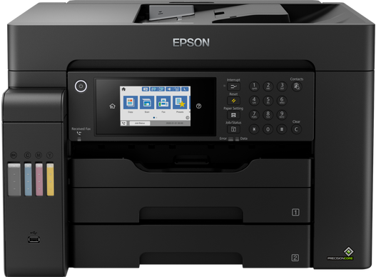 Epson EcoTank L15150 Wi-Fi + Tarayıcı + Fotokopi + Faks Çok Fonksiyonlu Tanklı Mürekkep Püskürtmeli A3 Yazıcı (Orjinal Mürekkepli)