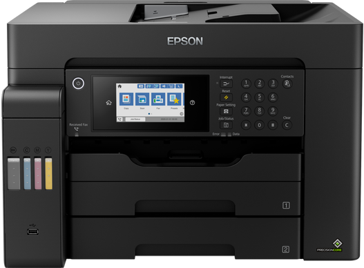 Epson EcoTank L15150 Wi-Fi + Tarayıcı + Fotokopi + Faks Çok Fonksiyonlu Tanklı Mürekkep Püskürtmeli A3 Yazıcı (Orjinal Mürekkepli)