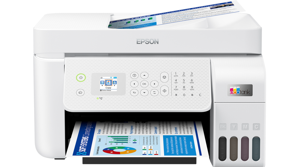 Epson EcoTank L5296 Fotokopi Tarayıcı Faks WiFi Direct Tanklı Yazıcı (Orjinal Mürekkepli)