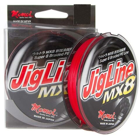 Momoi Jig Line MX8 0.12mm 300M 7KG PE0.6 Red (Kırmızı)