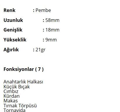 Victorinox 0.6223.51 Classic Çakı Pembe