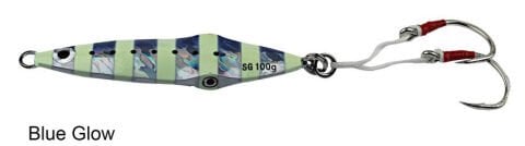 Savage gear Squısh Jig 11,5cm 130g Suni Yem Blue Glow Zebra