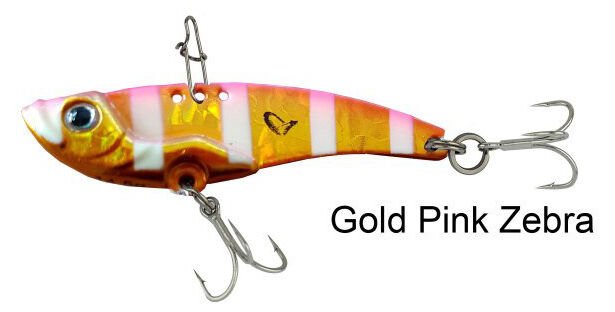 Savage gear 3D VIB Blade 4,5 cm 8,5gr Suni Yem Gold Pink Zebra