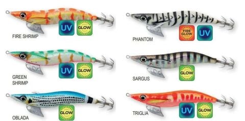 Savage Gear Squid Dealer #3.0N 14.3GR 10CM 3.5''/M Sahte Balık Fire Shrimp