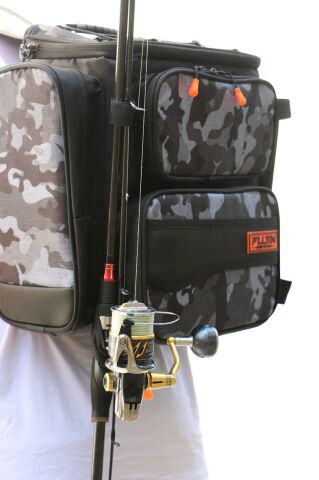 Fujin Black Camo BackPack - Balıkçı Sırt Çantası