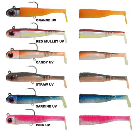 SEABOR LILY SHAD 150GR 2+1 SİLİKON YEM CANDY UV