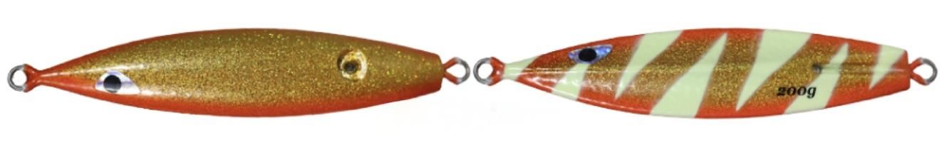 SEABOR PINE JIG 200GR ORANGE GLOW ORANGE GLOW