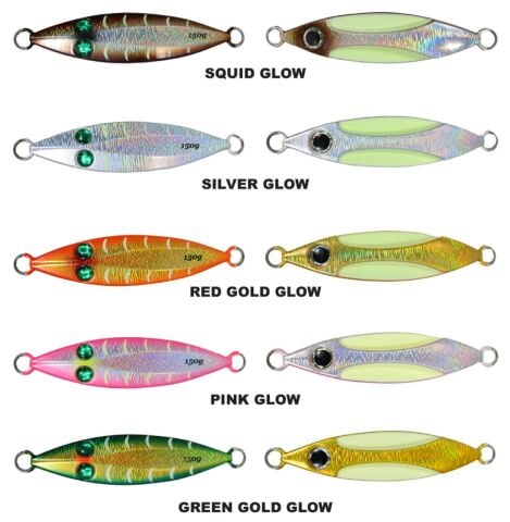 SEABOR LEOPARD JIG 150GR SQUID GLOW
