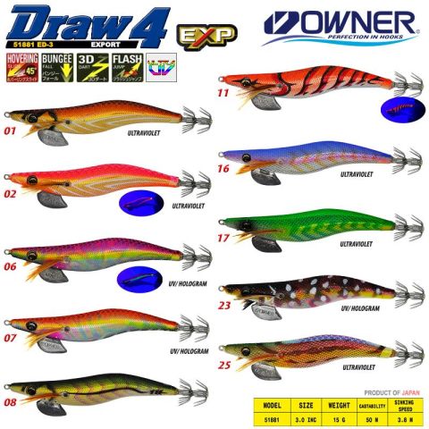 Owner 51881 Draw Squid ED-3 - 07