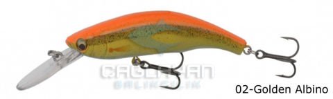 Savage gear 3D Minnow Diver 9,5cm 19g Suni Yem 02-Golden Albino