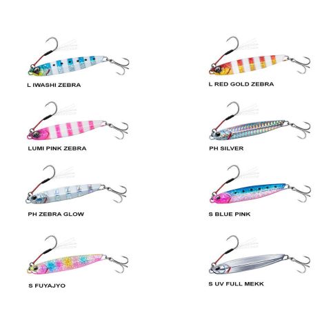 Daiwa Samurai Jig R 40 Ph Zebra Glow    