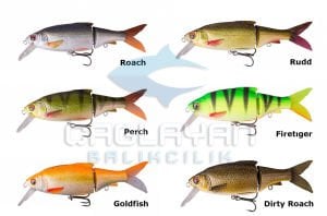 Savage gear 3D Roach Lipster 13 cm 26 gr Suni Yem Perch