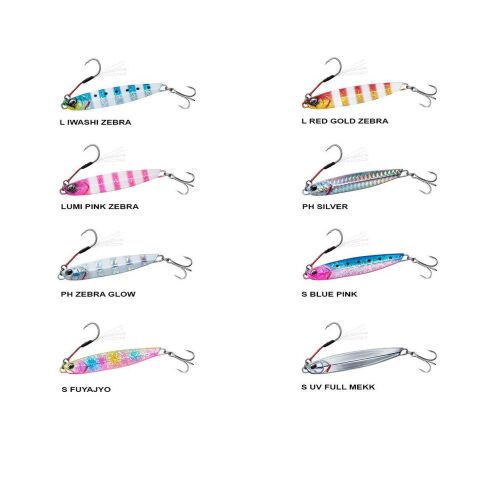Daiwa Samurai Jig R 30 L. Iwashi Zebra
