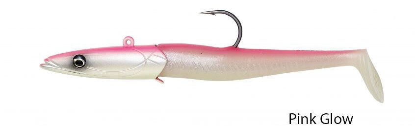 Savage gear Sandeel 20 cm 265 gr 2+1 Suni Yem Pink Glow