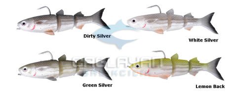 Savage gear 3D TPE Mullet 130 29 gr SS Suni Yem Green Silver