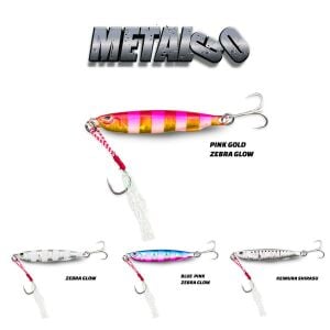 Fujin Metal Go 15gr 55mm Blue Pink Zebra Glow Jig