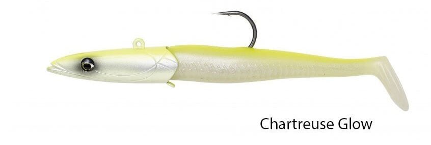 Savage gear Sandeel 20 cm 265 gr 2+1 Suni Yem Chartreuse Glow