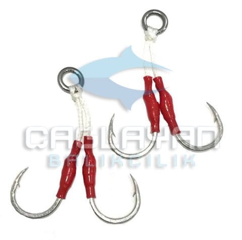 Savage gear Asist Hook 2 Adet 2 Double 80lbs