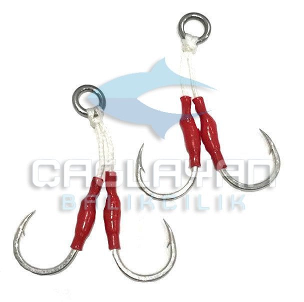 Savage gear Asist Hook 2 Adet 4 Double 80lbs