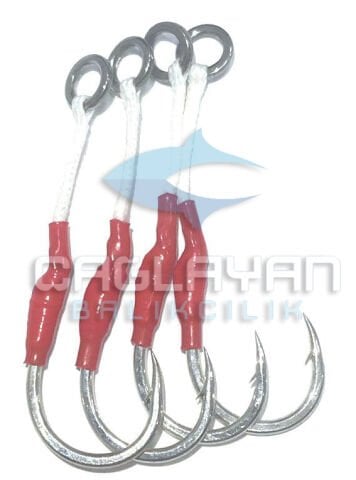 Savage gear Asist Hook 4 Adet 1 Single 100lbs