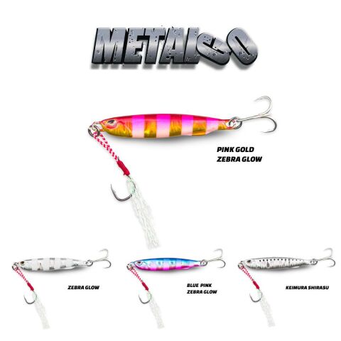 Fujin Metal Go 10gr 50mm Zebra Glow Jig