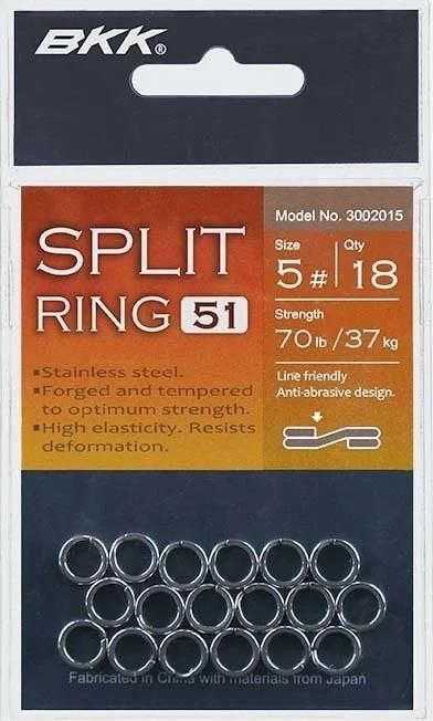 BKK Split Ring-51 6 16 Pcs