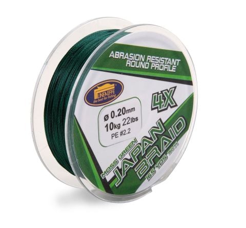 Lineaeffe 150 mt 4 örgü yeşil ip(Made in Japan) 0,18 mm