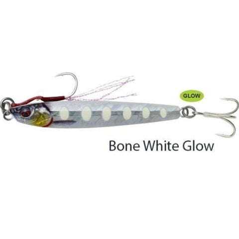 Savage gear 3D Jig Minnow 5 gr 4,6 cm Suni Yem Bone White Glow