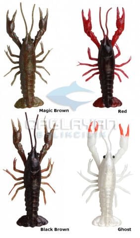 Savage gear LB 3D Crayfish 8 cm 4 gr F 4 Adet Suni Yem Black Brown