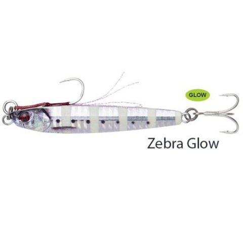 Savage gear 3D Jig Minnow 15 gr 6,8 cm Suni Yem Zebra Glow